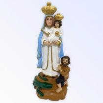 Imagem Nossa Sra da Penha Escultura Resina 15 cm