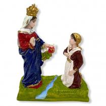 Imagem Nossa Sra de Caravaggio Escultura Resina 12 cm