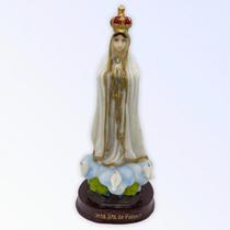 Imagem Nossa Sra De Fátima Escultura Resina 15 cm