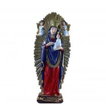 Imagem Nossa Sra de Guadalupe Escultura Resina 32cm Imagem Nossa Sra de Guadalupe Escultura Resina 32cm
