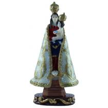 Imagem Nossa Sra de Nazaré Escultura Resina 12 cm