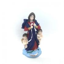 Imagem Nossa Sra Desatadora Nós Escultura Resina 07 cm