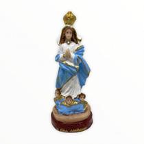 Imagem Nossa Sra Do Amparo Escultura Resina 13 cm
