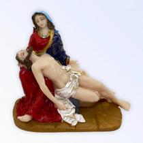 Imagem Nossa Sra Pieta Escultura Resina 09 cm