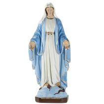 Imagem Nsa Senhora das Graças 20cm Gesso Escultura Católica Imagem Nsa Senhora das Graças 20cm Gesso Escultura Católica