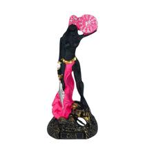 Imagem Obá orixá estátua umbanda candomblé resina 15 cm