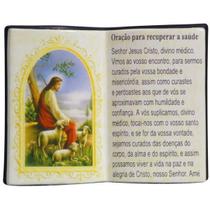 Imagem Oração Recuperar Saúde Formato Livro Com Porta Caneta
