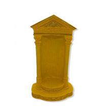 Imagem Oratório Amarelo Escultura Resina 24 Cm Imagem Oratório Amarelo Escultura Resina 24 Cm