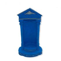 Imagem Oratório Azul Escultura Resina 24 Cm Imagem Oratório Azul Escultura Resina 24 Cm