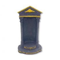 Imagem Oratório Preto e Dourado Escultura Resina 24 Cm Imagem Oratório Preto e Dourado Escultura Resina 24 Cm