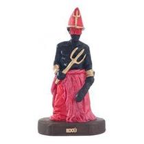 Imagem Orixa Exu Escultura Resina Estatua 10 Cm