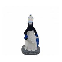 Imagem Orixa Logunan Escultura Resina Estatua 10 Cm