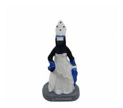 Imagem Orixa Logunan Escultura Resina Estatua 10 Cm