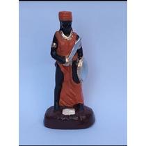 Imagem Orixa Oba Escultura Gesso Estatua 10 Cm