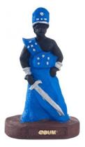 Imagem Orixa Ogum Escultura Resina Estatua 10 Cm