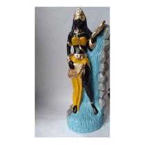 Imagem Orixa Oxum Escultura Gesso Estatua 40 Cm