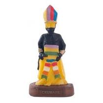 Imagem Orixa Oxumare Escultura Resina Estatua 10 Cm
