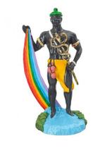 Imagem Orixa Oxumare Escultura Resina Estatua 25 Cm