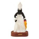 Imagem Orixa Oya (iansa) Branca Escultura Resina Estatua 10 Cm