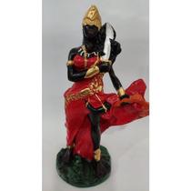 Imagem Orixa Oya (iansa) Escultura Gesso Estatua 21 Cm