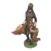 Imagem Orixa Oya (iansa) Mar Escultura Resina Estatua 14 Cm