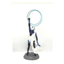 Imagem Orixa Oyá Tempo Logunan Escultura Resina Estatua 25cm