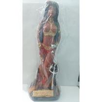 Imagem Orixa Pomba Gira Escultura Gesso Estatua 25 Cm