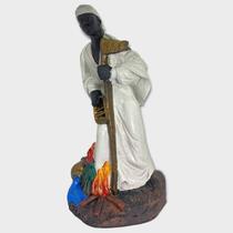 Imagem Orixa Tempo Iroko Escultura Resina Estatua 25 Cm