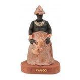 Imagem Orixa Xango Escultura Resina Estatua 10 Cm Imagem Orixa Xango Escultura Resina Estatua 10 Cm