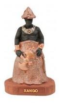 Imagem Orixa Xango Escultura Resina Estatua 10 Cm Imagem Orixa Xango Escultura Resina Estatua 10 Cm