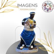 Imagem Orixás em Gesso Pintura a Mão Personalizada Imagem Orixás em Gesso Pintura a Mão Personalizada