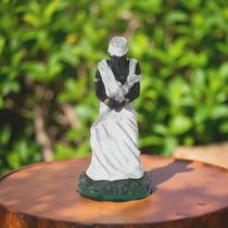 Imagem Oxalá orixá umbanda candomblé resina 10 cm