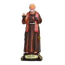Imagem Padre Pio De Pietrelcina Com Luvas Resina Pequena 12 Cm Imagem Padre Pio De Pietrelcina Com Luvas Resina Pequena 12 Cm