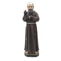Imagem Padre Pio Linha Premium Resina Grande 40 Cm Imagem Padre Pio Linha Premium Resina Grande 40 Cm