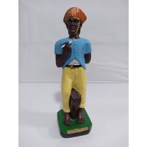 Imagem Pai Mane Baiano Escultura Gesso 20 Cm Imagem Pai Mane Baiano Escultura Gesso 20 Cm