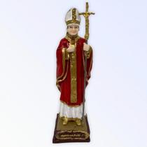 Imagem Papa João Paulo II Escultura Resina Estátua 15 cm