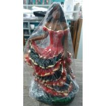 Imagem Pomba Gira 7 Saias Escultura Gesso Estatua 20 Cm