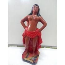 Imagem Pomba Gira Da Figueira Escultura Gesso Estatua 20cm