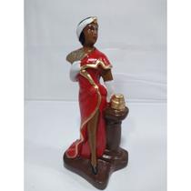 Imagem Pomba Gira Dama Cigana da Estrada Estatua Gesso 20Cm