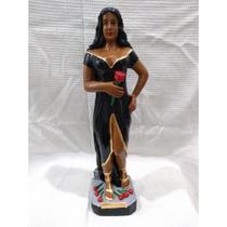 Imagem Pomba Gira Dama Da Noite Escultura Gesso 40 Cm