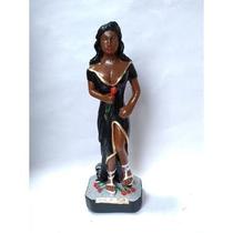 Imagem Pomba Gira Dama Da Noite Escultura Gesso Estatua 20cm