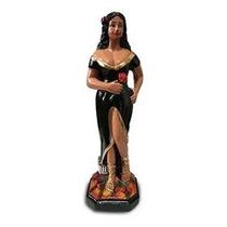 Imagem Pomba Gira Dama Da Noite Escultura Gesso Estatua 20cm