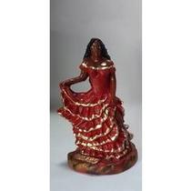 Imagem Pomba Gira do Amor Verm Escultura Gesso Estatua 10 Cm