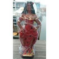 Imagem Pomba Gira Maria Mulambo Rica Escultura Gesso Estatua 40cm