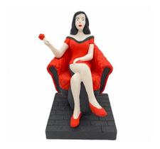 Imagem Pomba Gira No Trono Escultura Resina Estatua