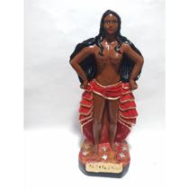 Imagem Pomba Gira Sete Saias Aberta Escultura Gesso 20 Cm