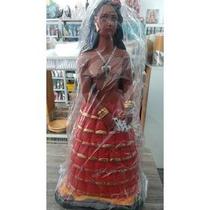 Imagem Pomba Gira Sete Saias Escultura Gesso Estatua 50 Cm