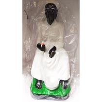 Imagem Preta Velha Escultura Gesso Estatua 25 Cm