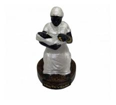 Imagem Preta Velha Escultura Resina Estatua 08 Cm