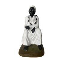 Imagem Preta Velha Estátua Decoração Altar Umbanda - 20cm
